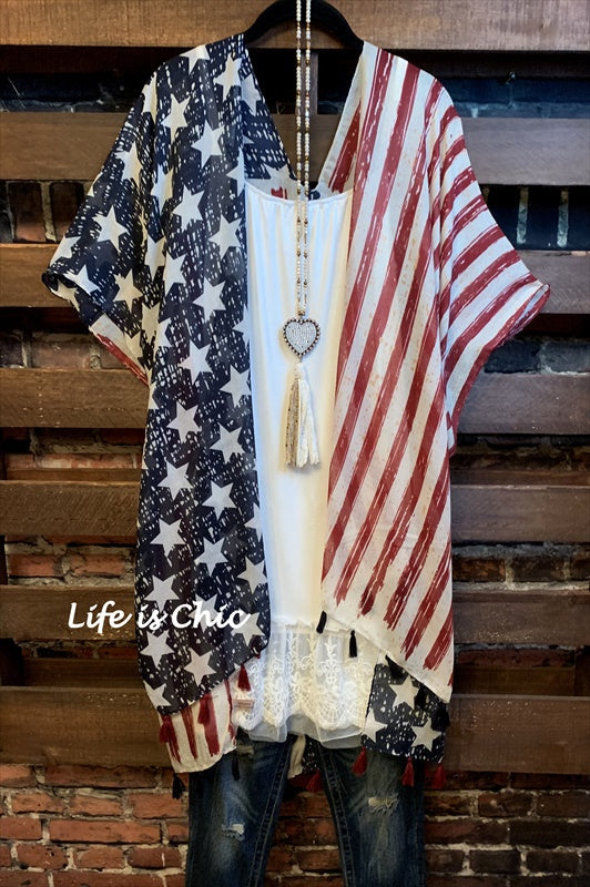 STARS AND STRIPES KIMONO