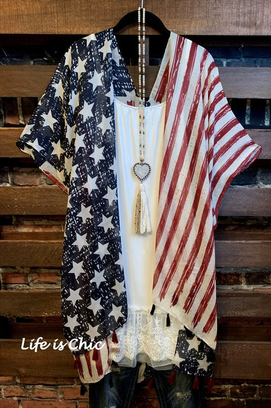 STARS AND STRIPES KIMONO