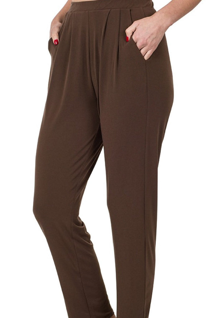 14-22 SIZE - CASUAL BROWN PLUS PANTS -----------SALE