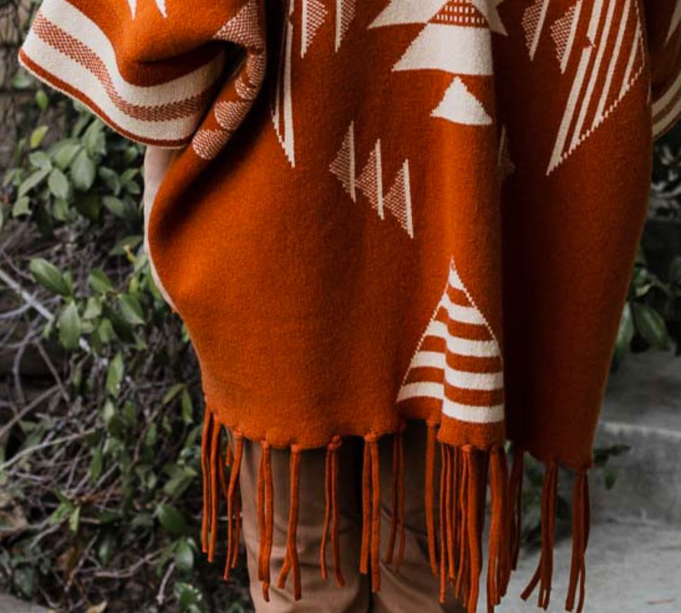 SOUTHERN COUNTRY SPIRIT JACKET CARDIGAN IN RUST