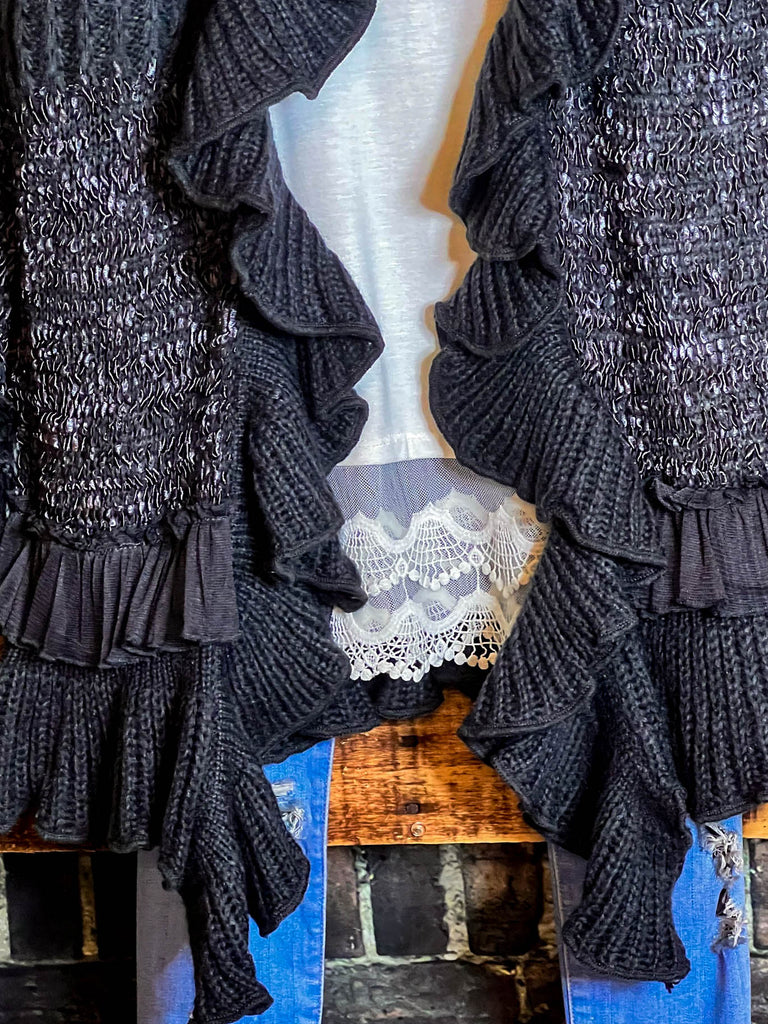 6-10 STYLISH CARDIGAN SWEATER IN GRAY------SALE