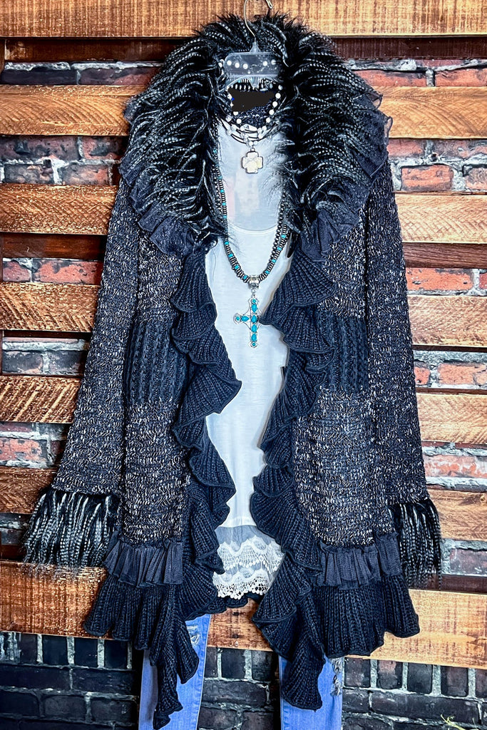 6-10 STYLISH CARDIGAN SWEATER IN GRAY------SALE