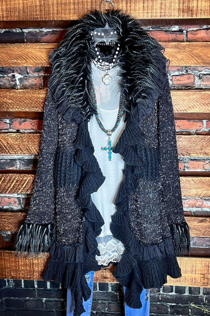 6-10 STYLISH CARDIGAN SWEATER IN GRAY------SALE