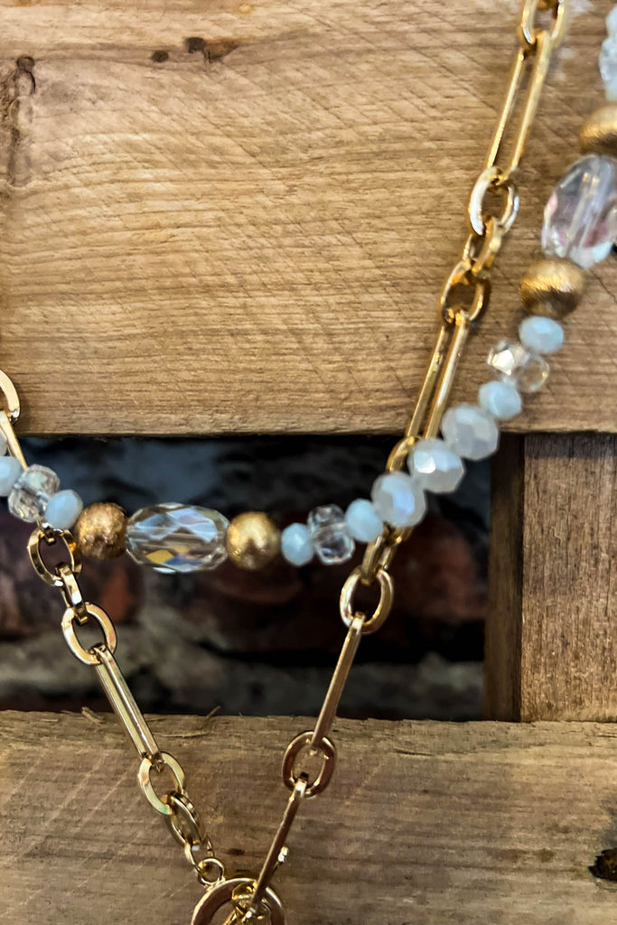 Fab Vintage Inspired Crystal Cross Necklace