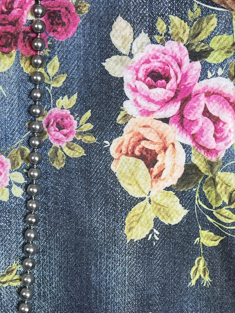 Denim & Roses Lace Layering Top ---------Sale