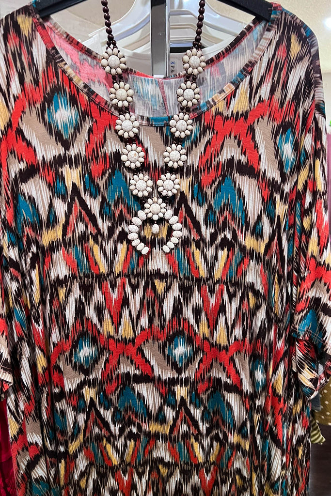 DEFINE COMFORT MULTI-COLOR MAXI DRESS ----------SALE