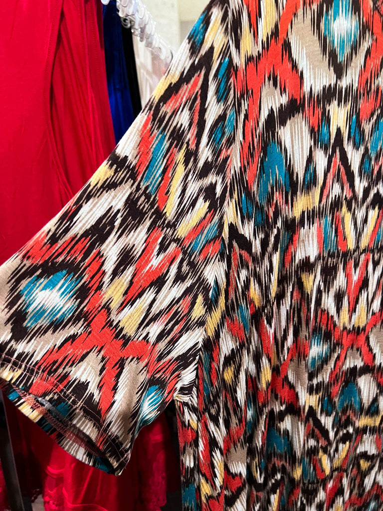 DEFINE COMFORT MULTI-COLOR MAXI DRESS ----------SALE