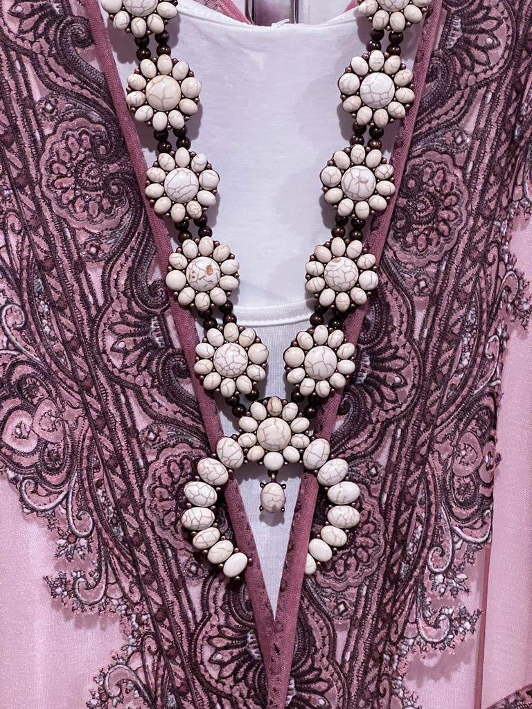 ENCHANTING WAYS VELVET & BURNOUT KIMONO IN OLD ROSE ---------SALE