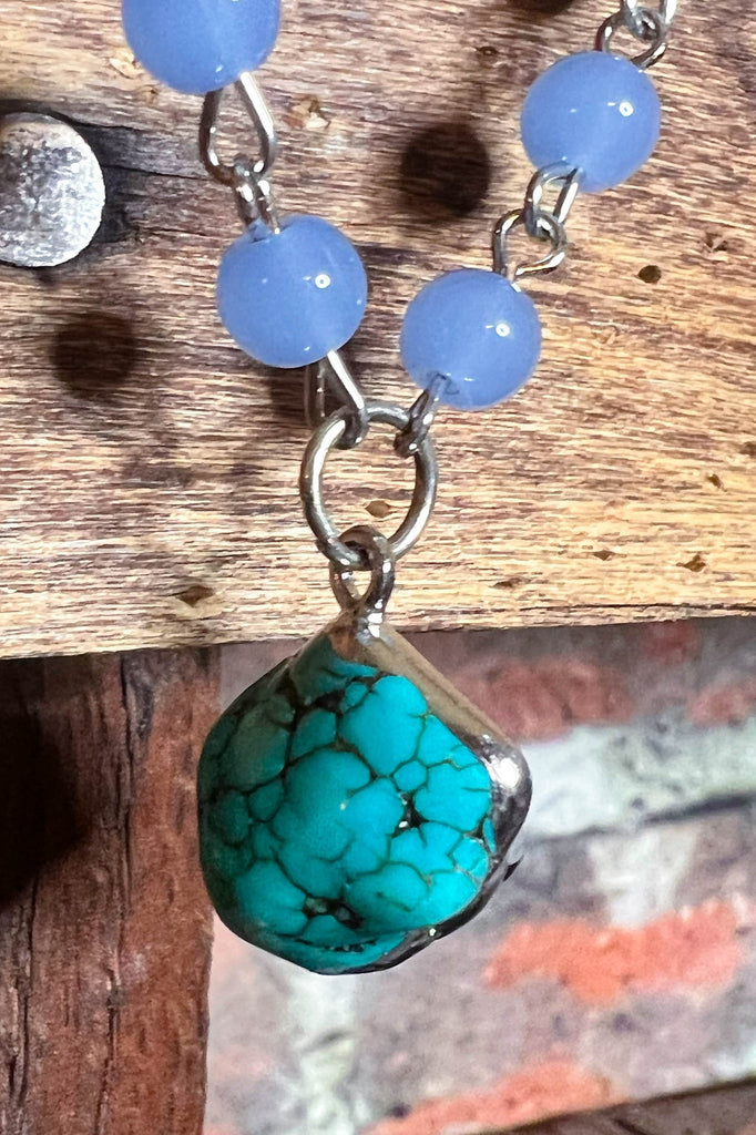 A FAIRYTALE NECKLACE NATURAL STONE MULTI-COLOR