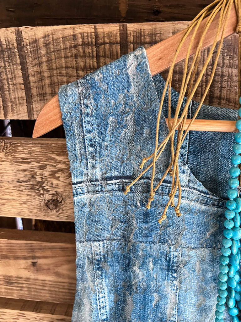 The Beauty Of Becoming Blue Denim Dress Tunic