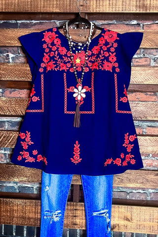 Passion For Pretty Tunic Blouse In Red Wine ----------Sale