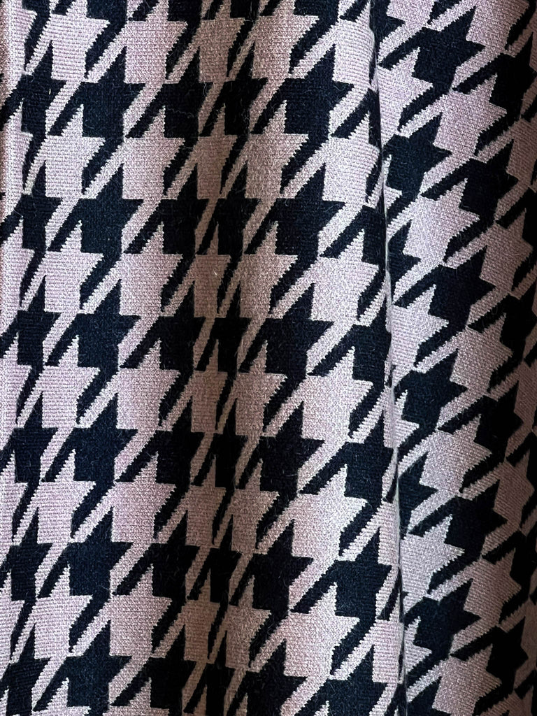 COZY AROUND TOWN CARDIGAN RUANA IN BLACK & MOCHA