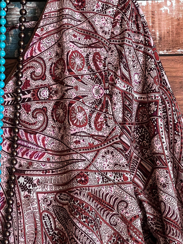 12-24 Size -Top in Rust & Multi --------Sale