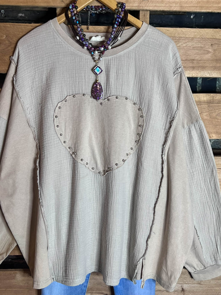 KEEP THINGS SIMPLE 100% COTTON IN GRAY