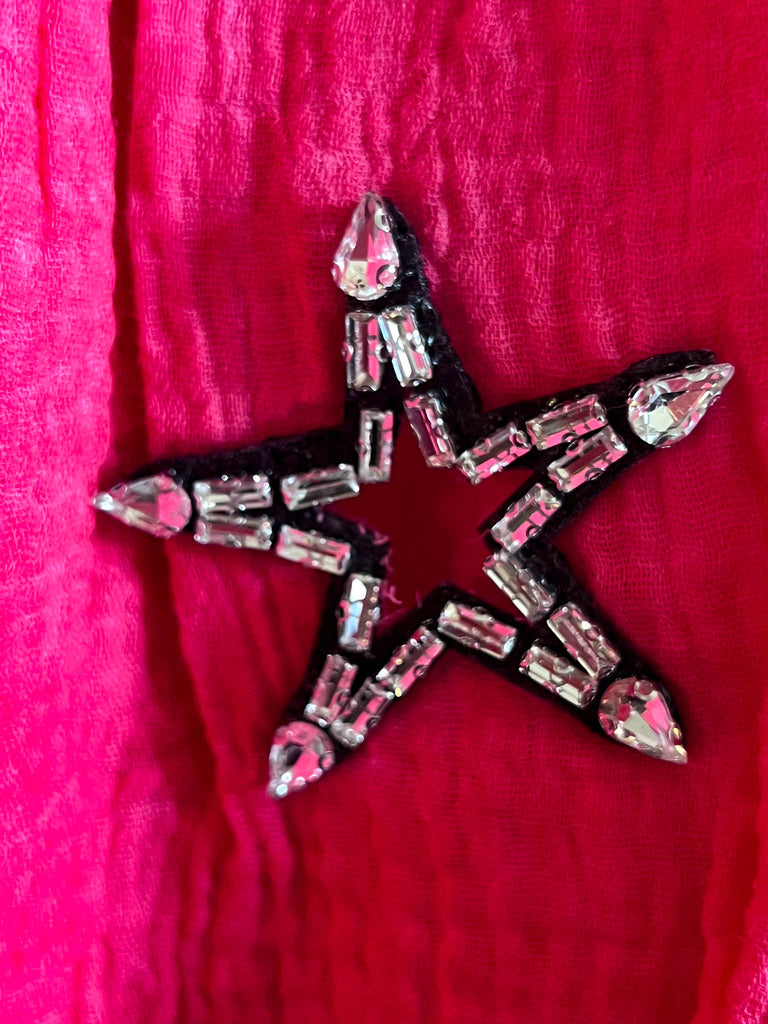 ALL THE PRETTY THINGS 100% COTTON DRESS IN STRAWBERRY PINK