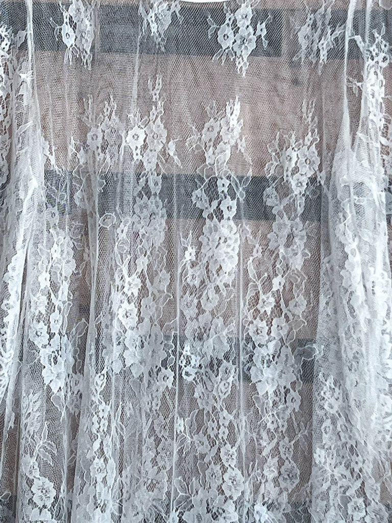 Made You Look Lace Sheer Tunic in White