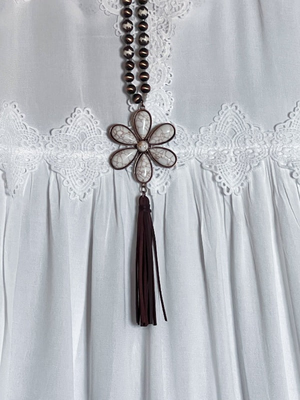 LIKE A LOVE SONG VINTAGE-INSPIRED TUNIC IN WHITE