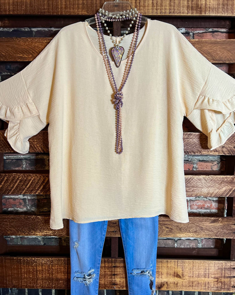 2X BEIGE BLOUSE--------------SALE