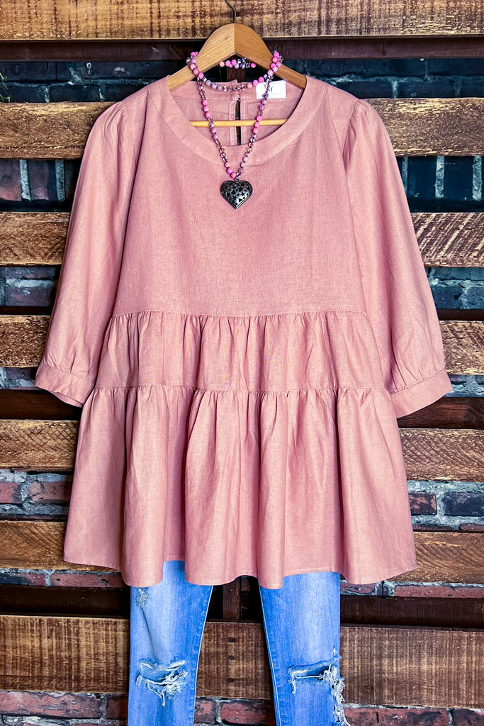 Looking Lovely Mauve Tunic Babydoll