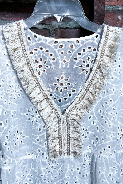 6-20 SALE - BOHO DRESS COVER UP TUNIC---------SALE