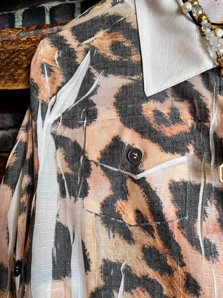 ETERNALLY PERFECT FAB SHIRT JACKET LEOPARD
