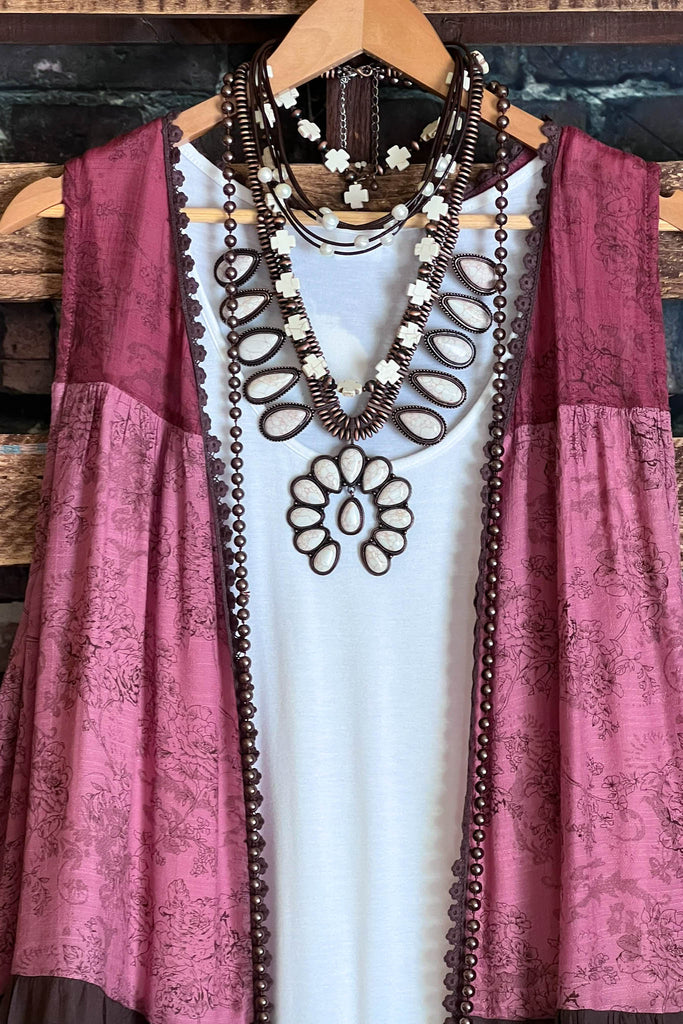 IT ALL BEGINS WITH LOVE BRICK & MULTI-COLOR VEST