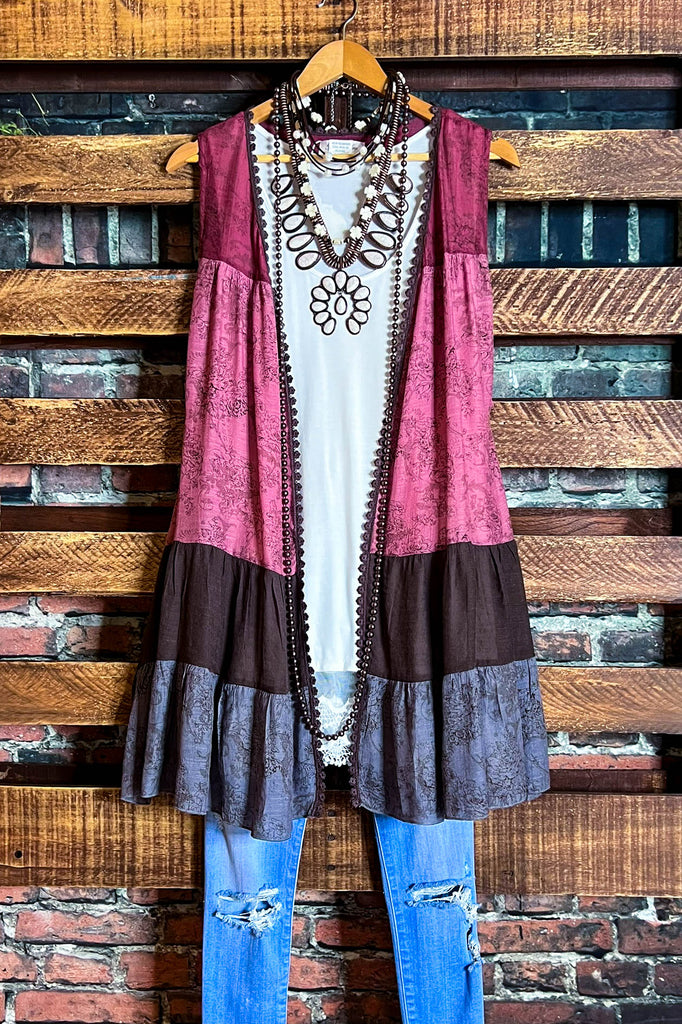 IT ALL BEGINS WITH LOVE BRICK & MULTI-COLOR VEST