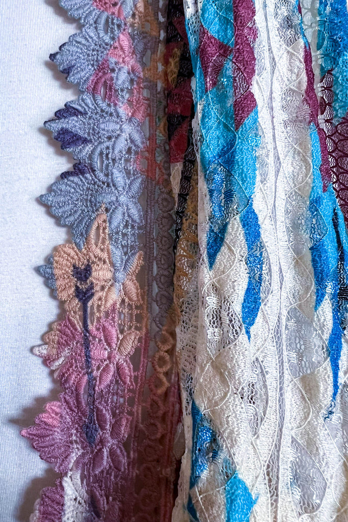 Nashville Diva Teal Lace Cardigan Duster