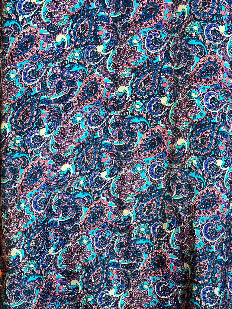 BOHO TROPICAL TREASURES LIGHTWEIGHT KIMONO DUSTER MULTI-COLOR