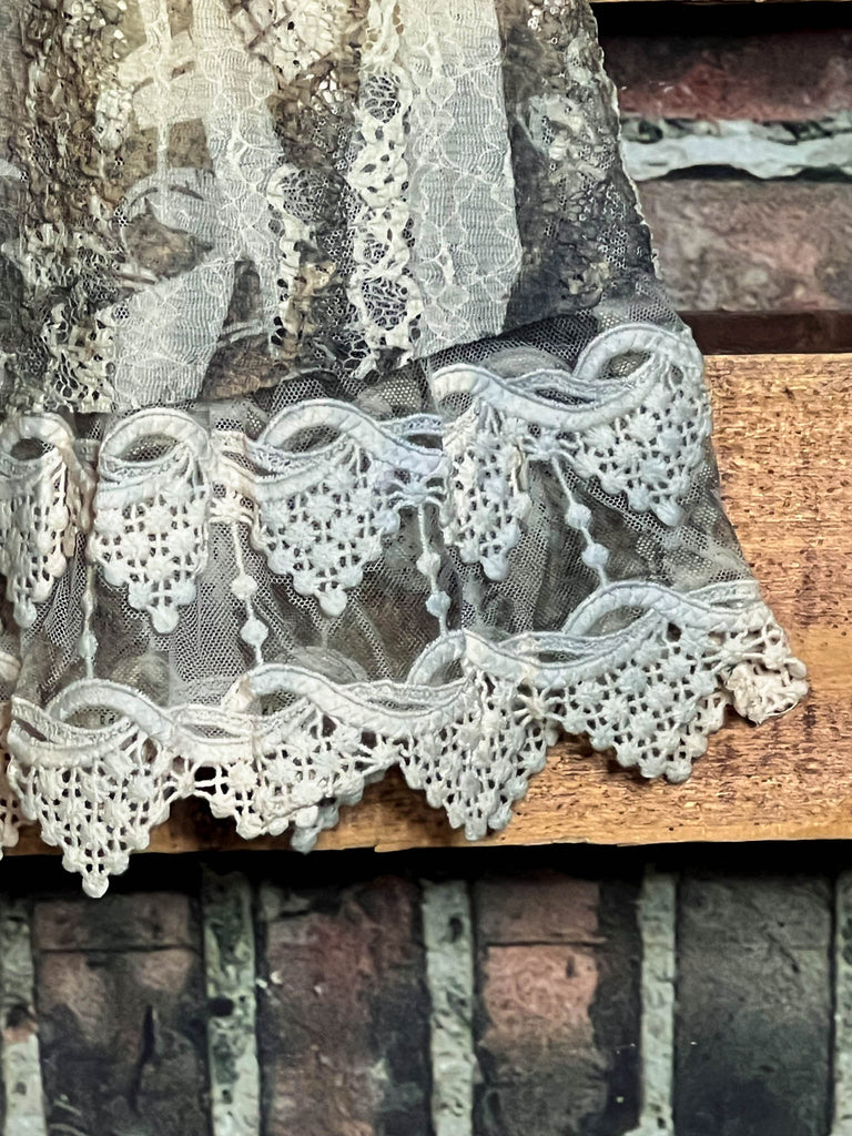 SANDALWOOD STUNNING LACE DRESS TUNIC MOCHA & TAUPE OLIVE