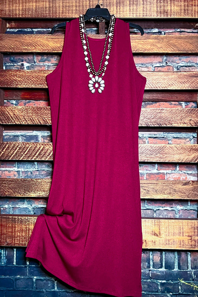 Endless Possibilities Wine Maxi Dress