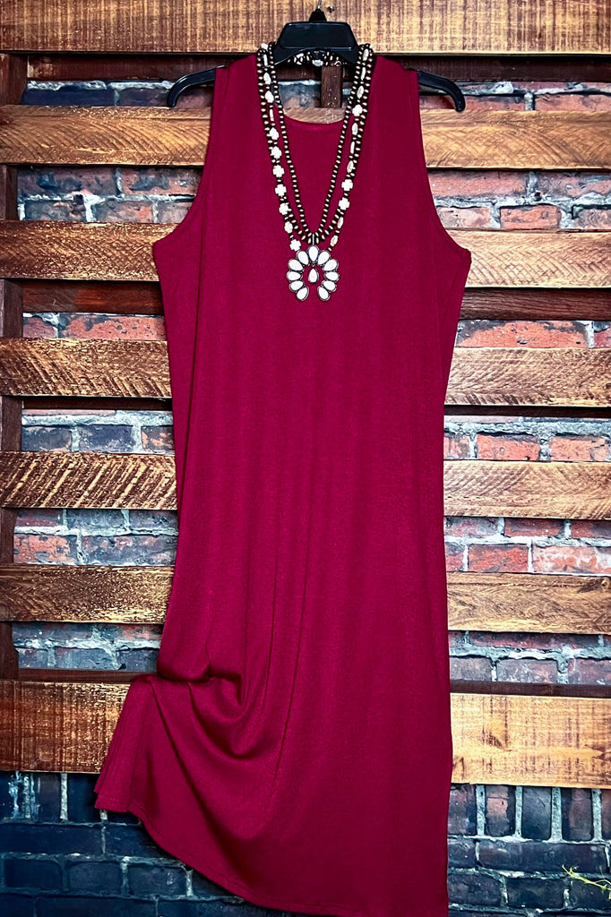 Endless Possibilities Wine Maxi Dress