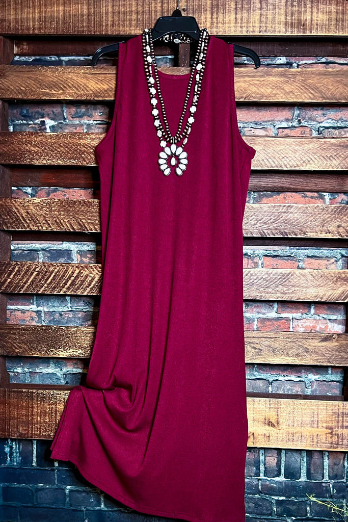 Endless Possibilities Wine Maxi Dress