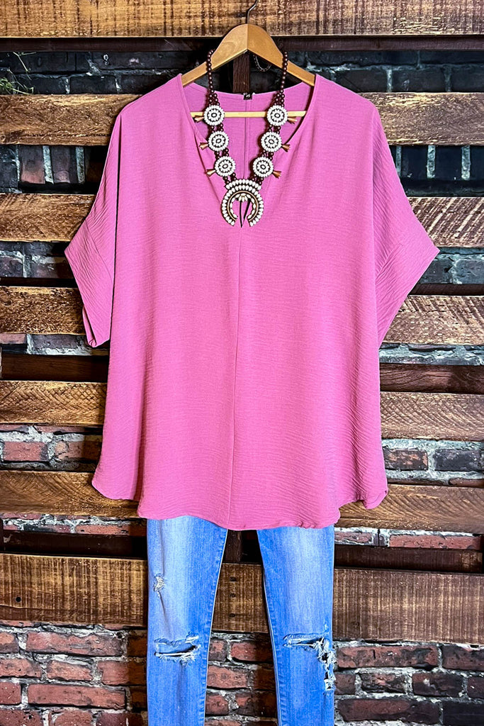 CITY CLASSIC PERFECT LIGHT ROSE OVERSIZED TUNIC