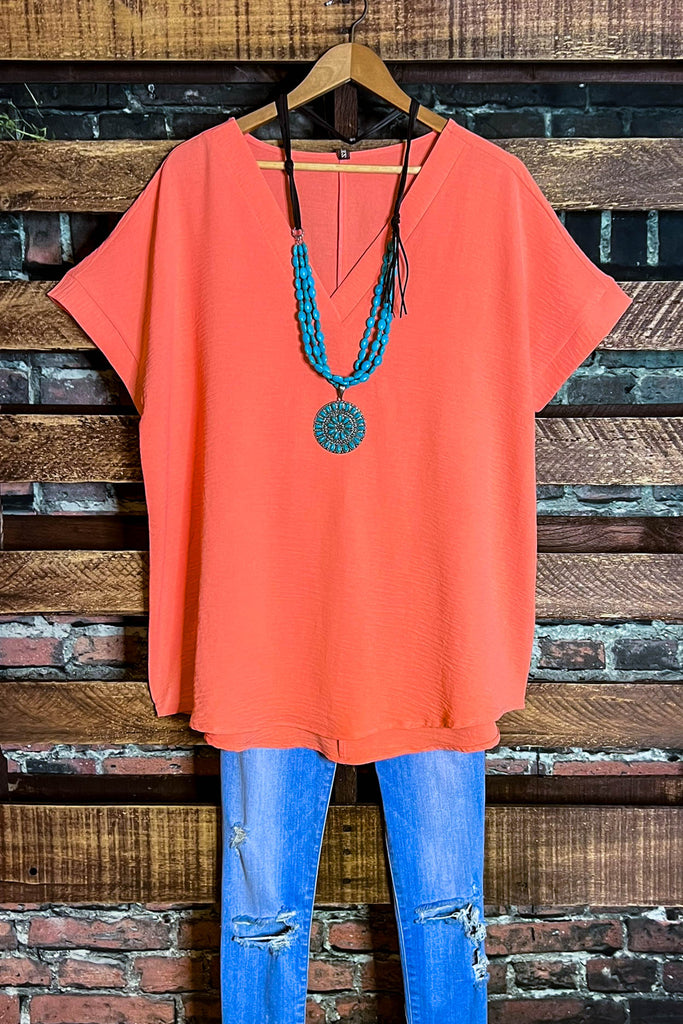 SIMPLY PERFECT EVERYDAY TOP IN JOY CORAL