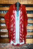 YOU'RE MY DREAM LACE RUST RED OVERSIZED DUSTER KIMONO