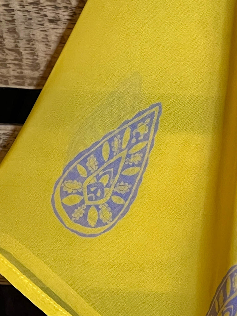 Dreaming Of Paradise Kimono in Radiant Yellow