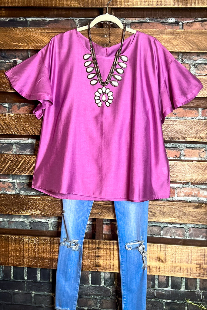 BLOUSE IN ORCHID PINK ----------------- SALE