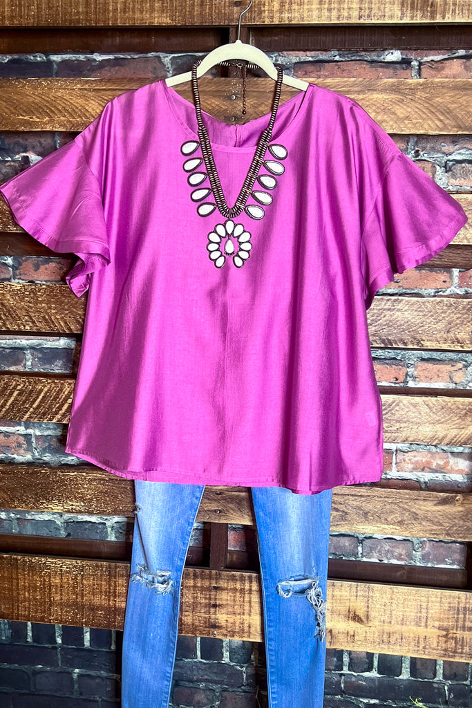 BLOUSE IN ORCHID PINK ----------------- SALE
