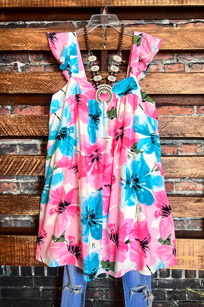 Summer Of Love Floral Dress in Multi-Color -------Sale