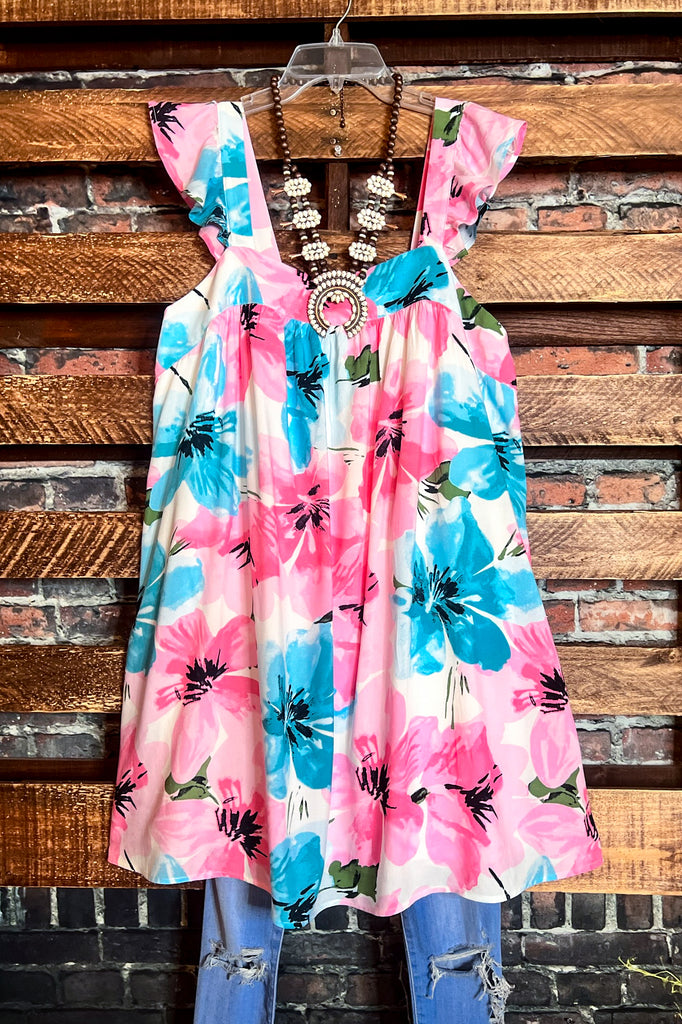 Summer Of Love Floral Dress in Multi-Color -------Sale