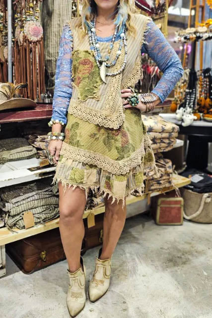 Patchwork Love Boho-Gypsy Shabby Tunic