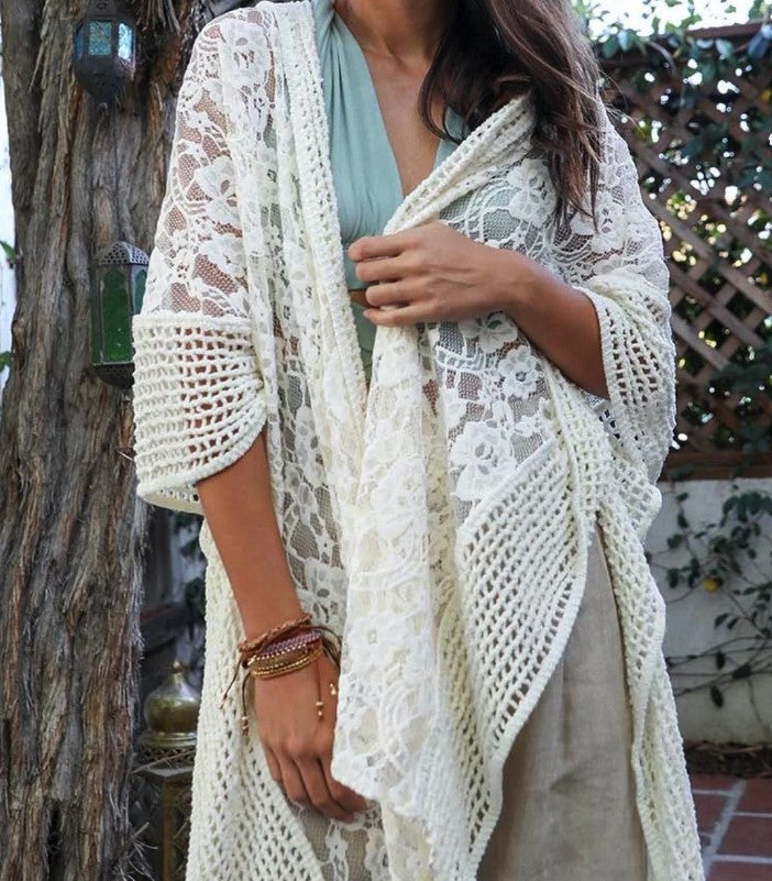 Made For The Moment Soft Cozy Kimono in Classic Cream