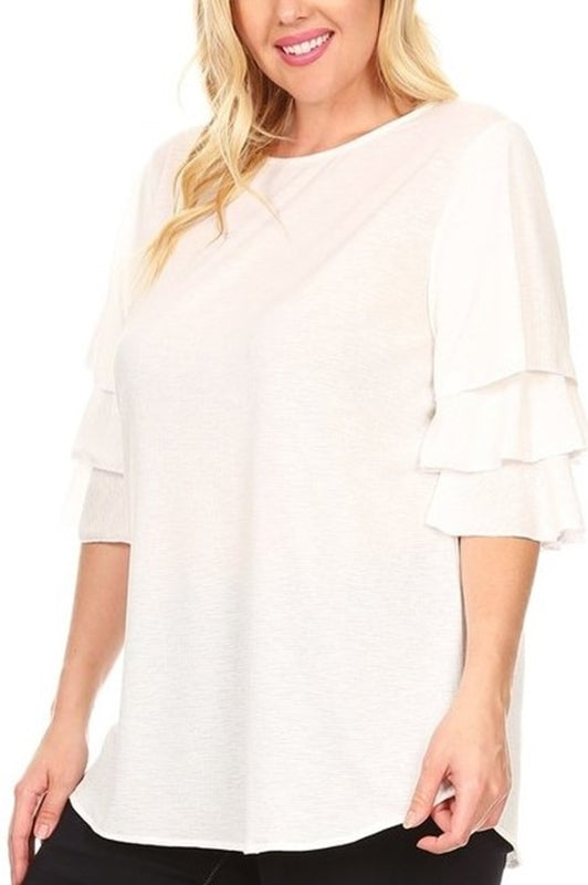 18-24 SIZE - BLOUSE IN WHITE------SALE