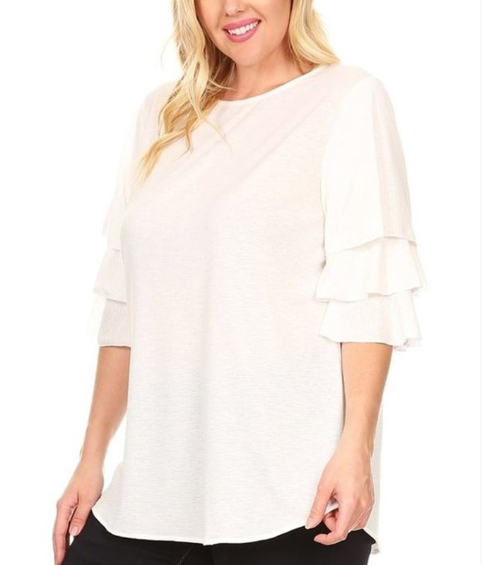 18-24 SIZE - BLOUSE IN WHITE------SALE