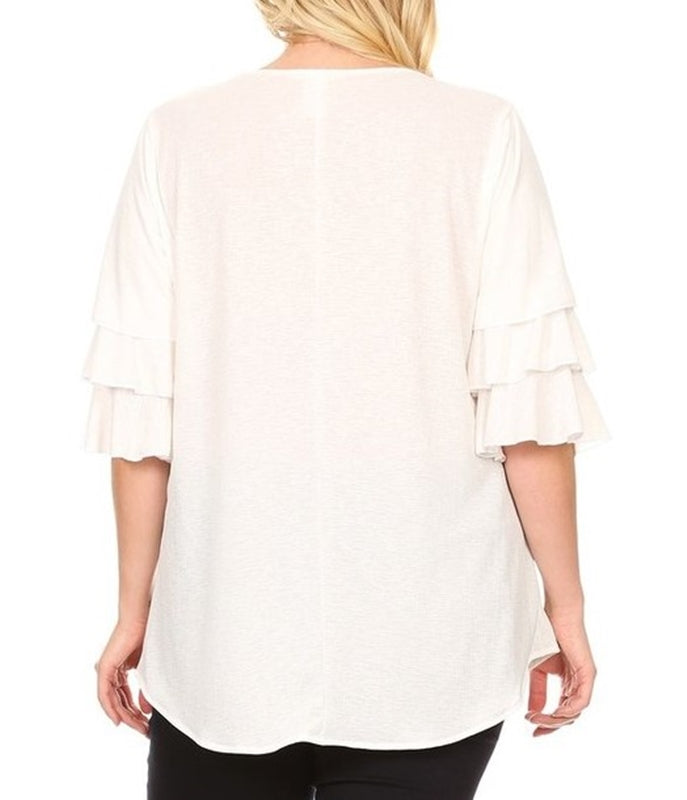 18-24 SIZE - BLOUSE IN WHITE------SALE