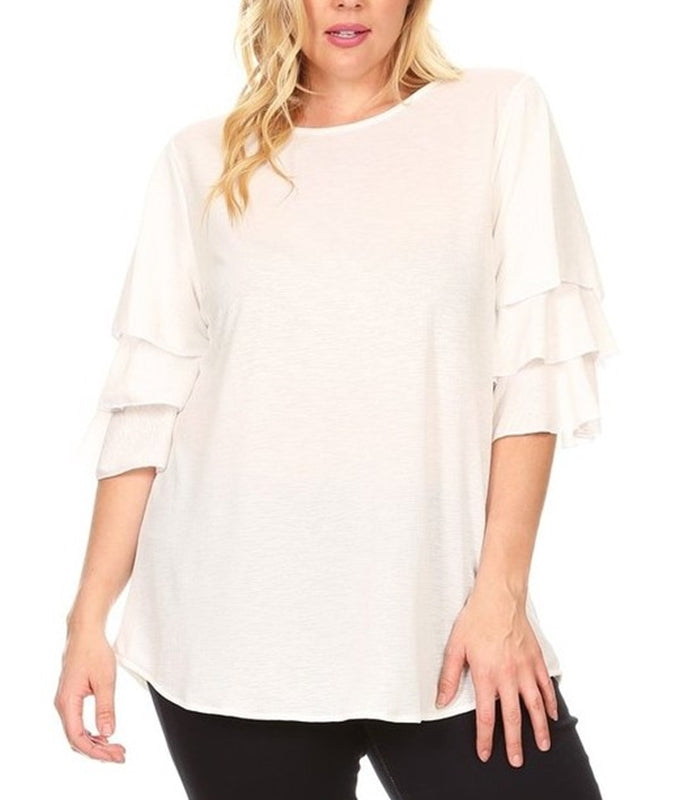 18-24 SIZE - BLOUSE IN WHITE------SALE