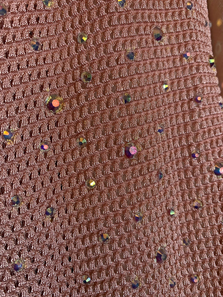 SWEETEST LOVE CRYSTAL STYLISH VEST IN ROSE PINK --------SALE