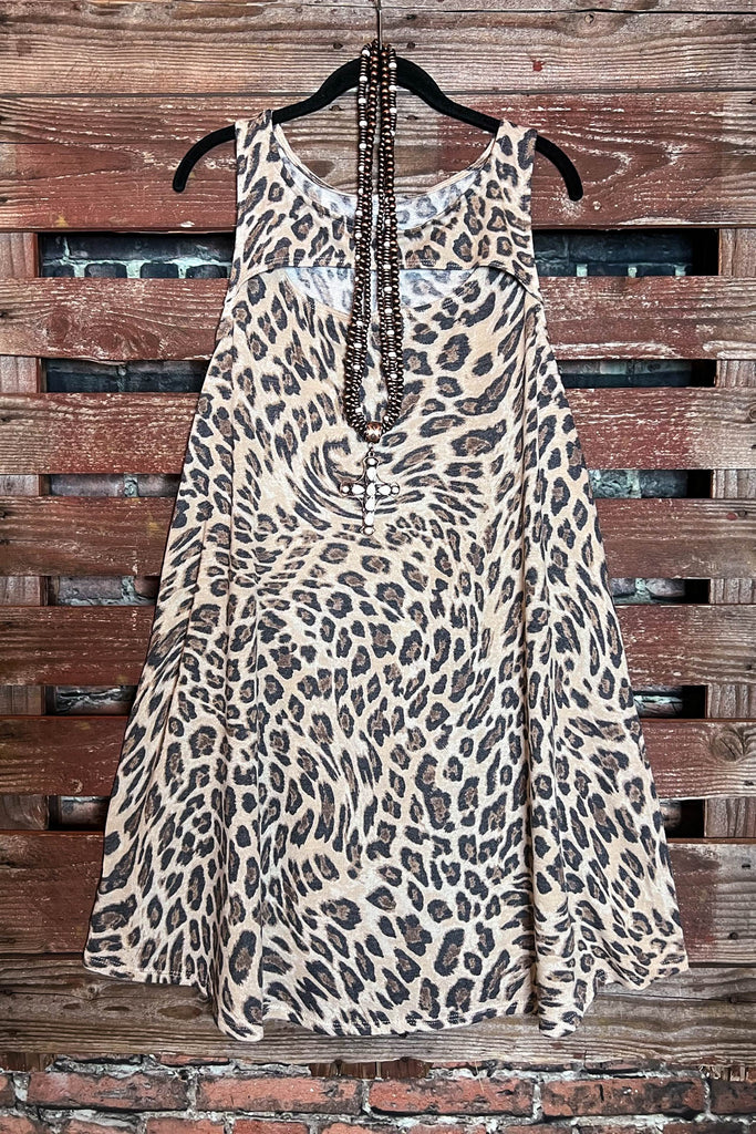 Got Your Way Leopard Print Dress -------Sale
