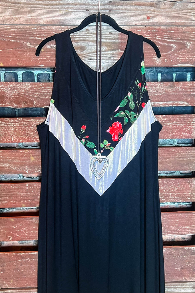 BLACK MAXI DRESS 2X ( 18-20)SIZE-----------SALE